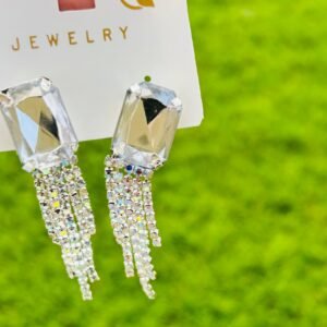 Silver earrings
