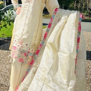 Cream Colour casual suit